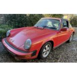 1977 Porsche 911S Targa Registration number TSO 133R Chassis number 9117211932 Engine number 6274303