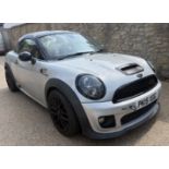 2015 Mini Cooper S Coupe Registration number PK15 XGG Silver Two door coupe Manual Low miles (49,553