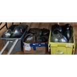 A large group of vehicle headlamps, rear lights and related items (8 boxes)