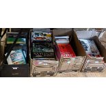 Assorted motoring books, including Bentley, Ferrari and Jaguar (9 boxes)