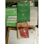 A group of car brochures, booklets and ephemera, including Ford Zephyr Zodiac, Zephyr Six, Consul