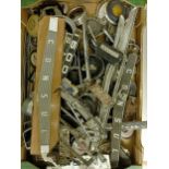 Assorted car badges, including Ford, Austin, Triumph and others (box) Collection from DT2 0PR will