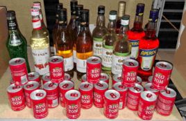 40 X BRAND NEW MIXED DRINKS LOT CONTAINING 3 X JOHN D TAYLOR'S VELVET FALERNUM 11% 700ML