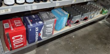 100 + BRAND NEW SOFT DRINKS LOT CONTAINING COCA - COLA BOTTLES ,