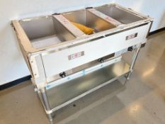 NEVER BEEN USED - NEW Advance Tabco HF-3G-NAT 47" (3) GAS Well Hot Food Table w/ SS Top Natural Gas