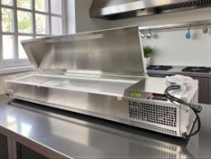 NEW! Turbo Air CTST-1800-13-N 71" Refrigerated Countertop Prep Rail