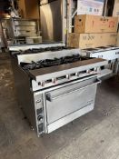 Jade JTRHE-3-3-36 36" Gas Heavy Duty Range, (6) Open Burners w/ (3) Step Up, Standard Oven