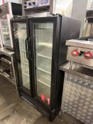TRUE Model GDM-30-LD 2 Glass Door Merchandiser Swing Door Refrigerator