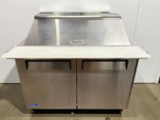 Turbo Air MST-48-18-N 48" M3 Series Mega Top Sandwich/Salad Prep Table w/ Refrigerated Base, 115v