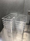 Choice 1/3 Size 6" Deep Clear Polycarbonate Food Pan