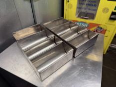 Stainless Steel 4 Compartment Cutlery Orgaizer Holder