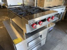 Never Been Used - Thermatek 4 Burner Countertop Gas Range, Hotplate, Stovetop