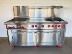SEMI NEW - MADE TO ORDER! - American Range Model AR-24RB-24G-4B Combination Gas Range