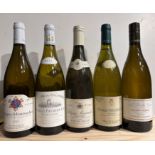 White Burgundy, 5 bottles.