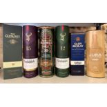 Whisky, mostly single malts.
