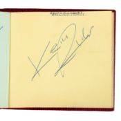 Autograph Albums.- Incl. Keith Richards & Charlie Watts Signatures by musicians, actors and crickete