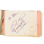 Autograph Albums.- Actors & Entertainers c.1960s-1970s