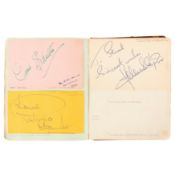 Autograph Album.- Vintage Actors & Entertainers 1930s-1970s