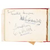 Autograph Albums.- Jazz Interest Signatures by Jazz musicians, 1940s-1950s