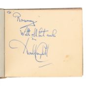 Autograph Album.- Incl. Donald Campbell c. 1960s