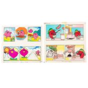 Hargreaves (Roger) Two original colour artworks