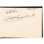 Autograph Albums.- Incl. Paul McCartney, George Michael & Others c. 1980s