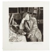 Williams (Kyffin) Kyffin Williams portrait by Nicholas Sinclair