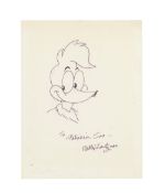 Lantz (Walter) Original sketch of Woody Woodpecker