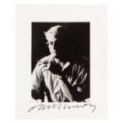 Hockney (David) Signed photograph
