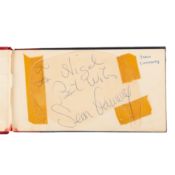 Autograph Album.- Incl. Sean Connery c. 1970s