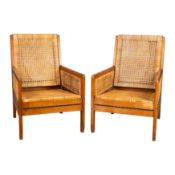 Early 20th Century, Italy Pair of bergere lounge chairs