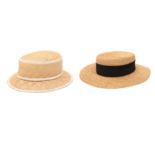 Chanel Beige Summer Hats - Size 57