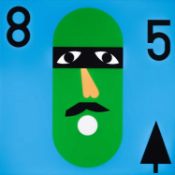 Nina Chanel Abney (American, 1982-present) Super Cool World #268