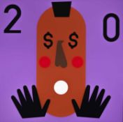 Nina Chanel Abney (American, 1982-present) Super Cool World #275