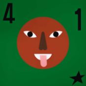 Nina Chanel Abney (American, 1982-present) Super Cool World #4358