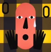 Nina Chanel Abney (American, 1982-present) Super Cool World #2252