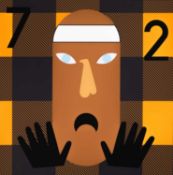 Nina Chanel Abney (American, 1982-present) Super Cool World #272