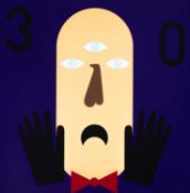 Nina Chanel Abney (American, 1982-present) Super Cool World #264