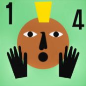 Nina Chanel Abney (American, 1982-present) Super Cool World #2831