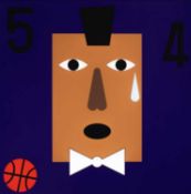 Nina Chanel Abney (American, 1982-present) Super Cool World #4448