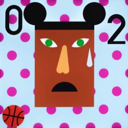 Nina Chanel Abney (American, 1982-present) Super Cool World #2818