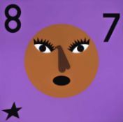 Nina Chanel Abney (American, 1982-present) Super Cool World #2891