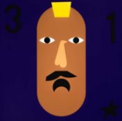 Nina Chanel Abney (American, 1982-present) Super Cool World #5027