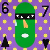 Nina Chanel Abney (American, 1982-present) Super Cool World #274