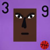 Nina Chanel Abney (American, 1982-present) Super Cool World #270