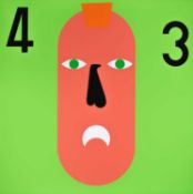 Nina Chanel Abney (American, 1982-present) Super Cool World #2196