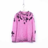 A Prada pink mohair blend jumper