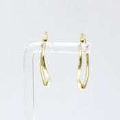 Tiffany Open Heart No Stone Yellow Gold (18K) Stud Earrings Gold