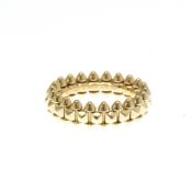 Cartier Crash De Cartier Ring SM B4229852 Pink Gold (18K) Fashion No Stone Band Ring Pink Gold