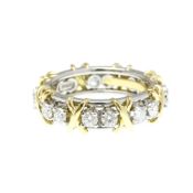 Tiffany Jean Schlumberger Diamond Ring Yellow Gold (18K),Platinum Fashion Diamond Band Ring Gold,Sil